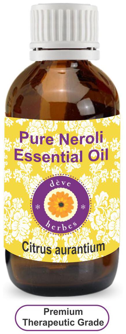 

Deve Herbes Pure Neroli Essential Oil (Citrus aurantium) 100 Natural Therapeutic Grade Steam Distilled 100ml