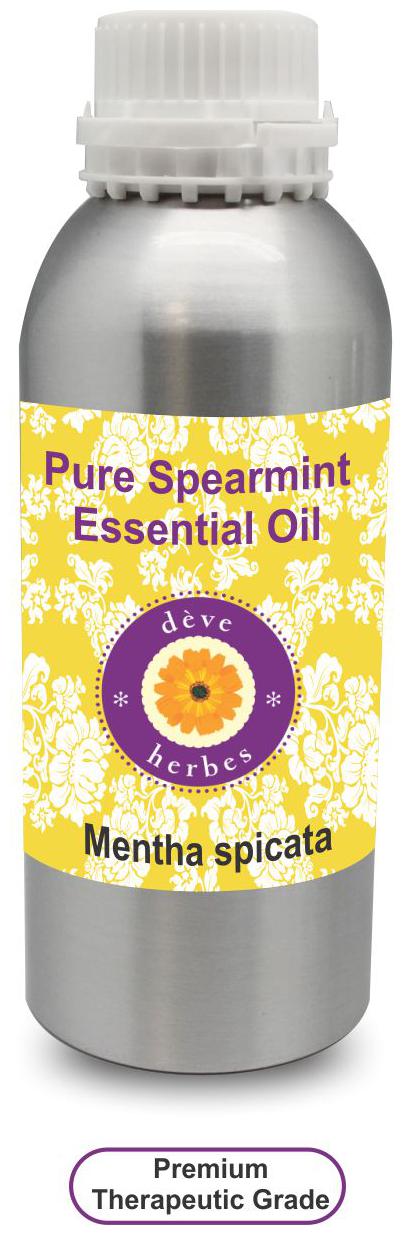 

Deve Herbes Pure Spearmint Essential Oil (Mentha spicata) 100 Natural Therapeutic Grade Steam Distilled 630ml