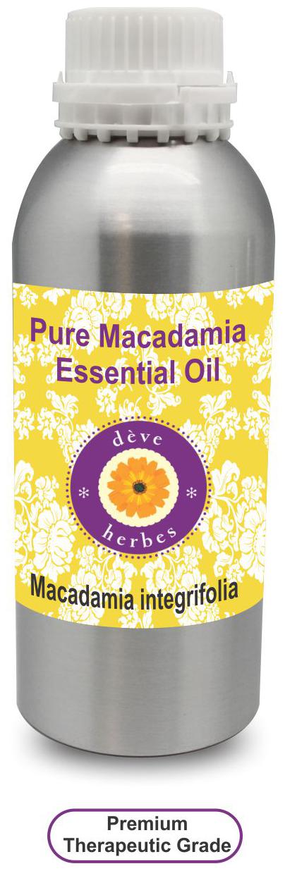 

Deve Herbes Pure Macadamia Essential Oil (Macadamia integrifolia) 100 Natural Therapeutic Grade Steam Distilled 300ml