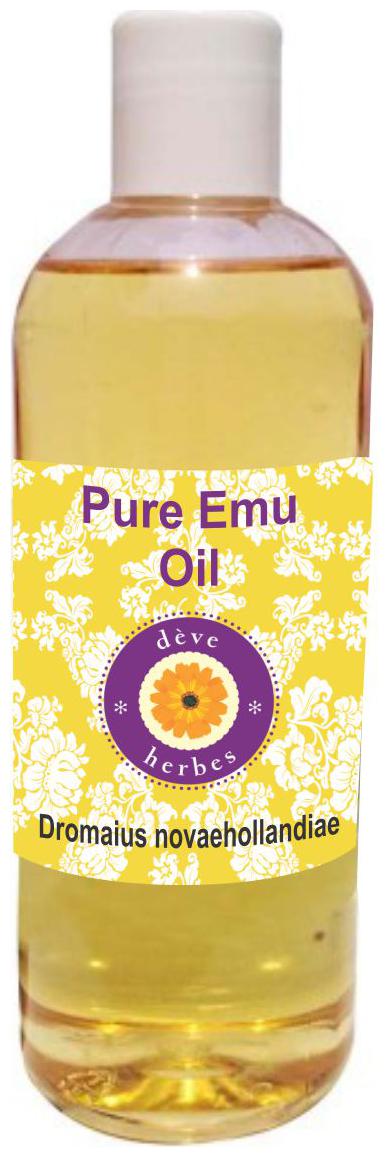 

Deve Herbes Pure Emu Oil (Dromaius novaehollandiae) 100 Natural Therapeutic Grade 200ml