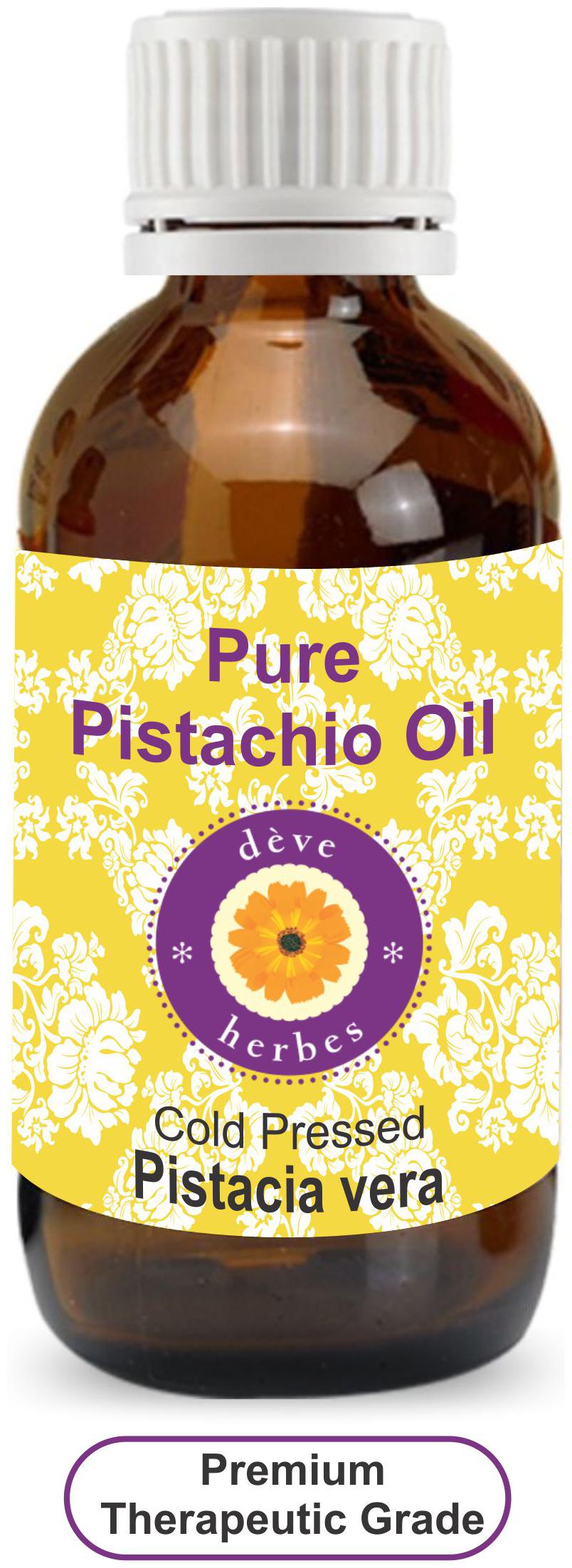 

Deve Herbes Pure Pistachio Oil (Pistacia vera) 100 Natural Therapeutic Grade Cold Pressed 15ml