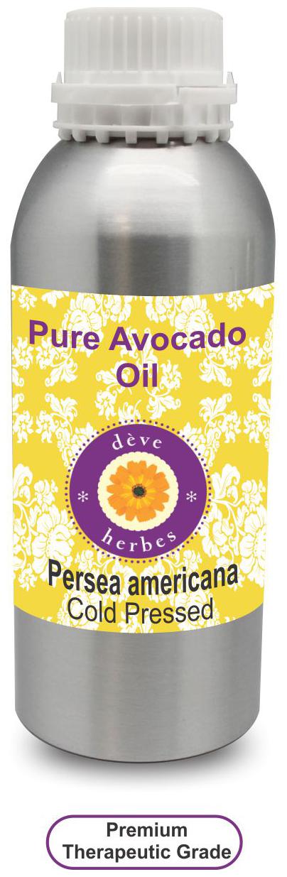 

Deve Herbes Pure Avocado Oil (Persea americana) 100 Natural Therapeutic Grade Cold Pressed 630ml