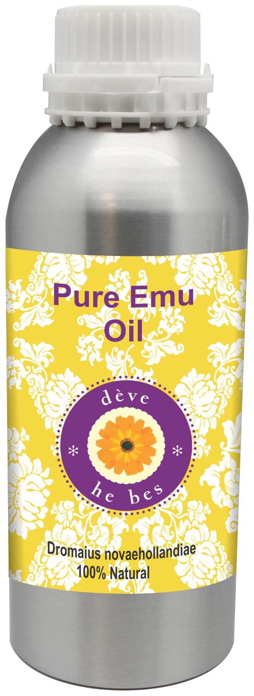 

Deve Herbes Pure Emu Oil (Dromaius novaehollandiae) 100 Natural Therapeutic Grade 630ml