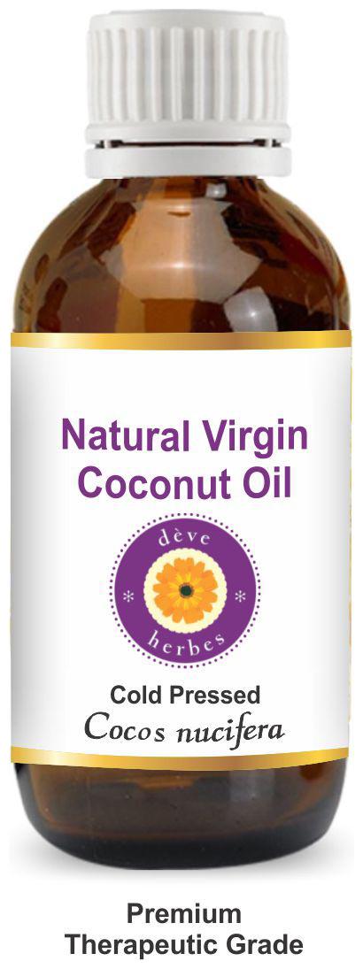 

Deve Herbes Natural Virgin Coconut Oil (Cocos nucifera) 100 Pure Natural Therapeutic Grade Cold Pressed 100ml