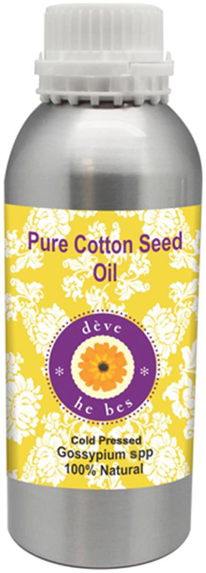 

Deve Herbes Pure Cotton Seed Oil (Gossypium spp) 100 Natural Therapeutic Grade Cold Pressed 630ml