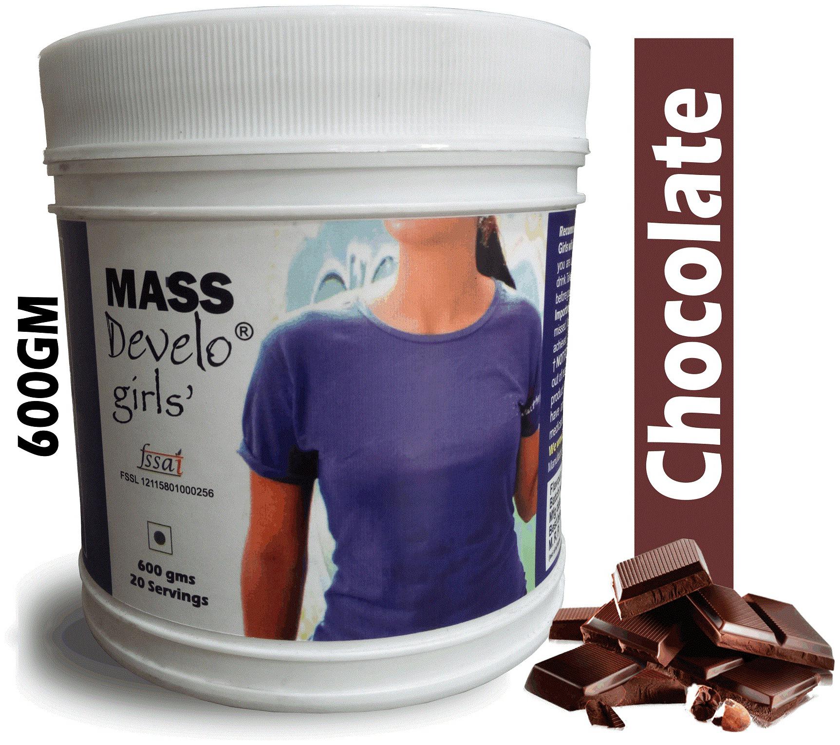 

Develo Mass Weight Gainer Especially Formulated For Girls Women Chocolate 600g