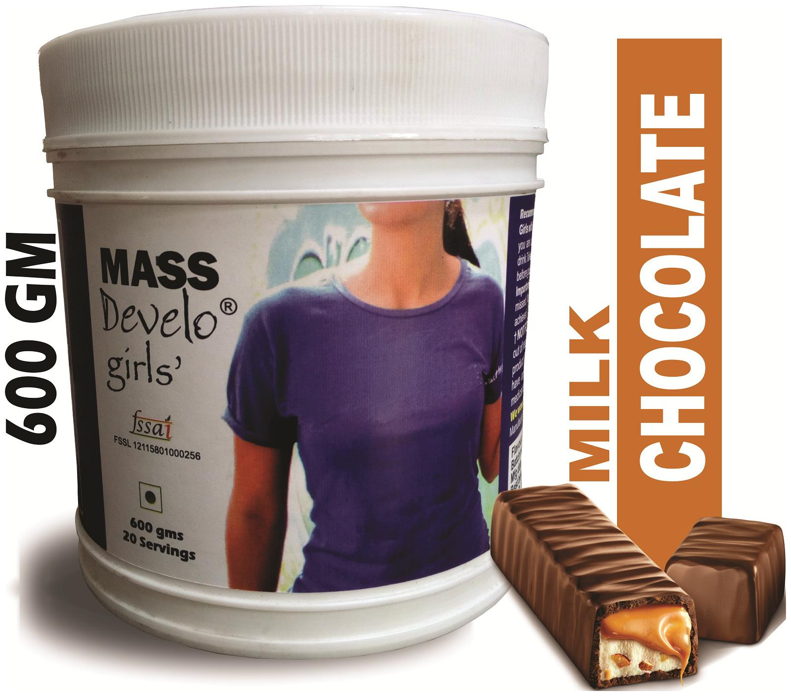 

Develo Mass Weight Gainer Especially Formulated For Girls Women Milk Chocolate 600g
