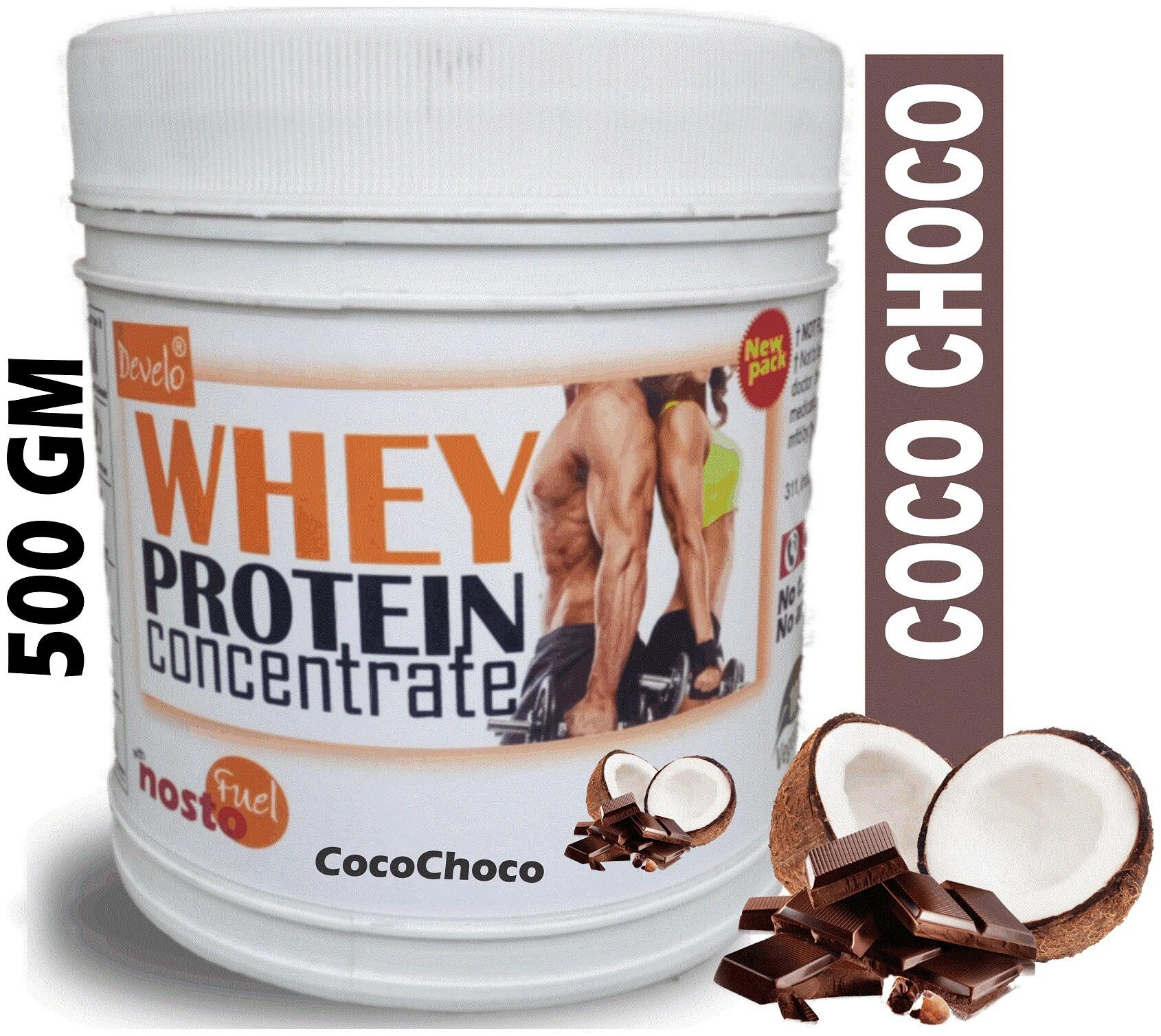

Develo Whey Protein Concentrate Weight Mass Gainer Supplement Gold Standard -500g