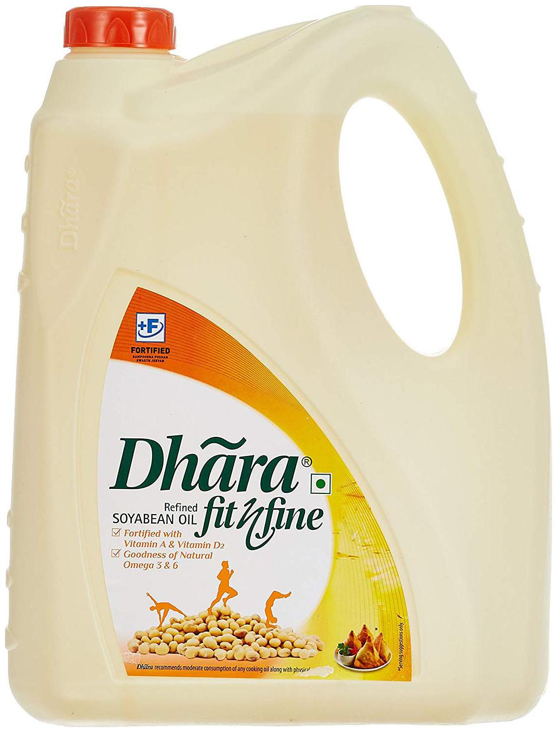 

Dhara Fit N Fine - Soyabean Oil 5 L