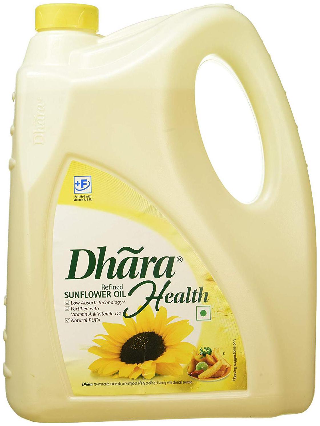 

Dhara Refined - Sunflower Oil 5 L