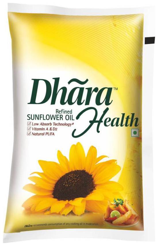 

Dhara Refined - Sunflower Oil 1 L