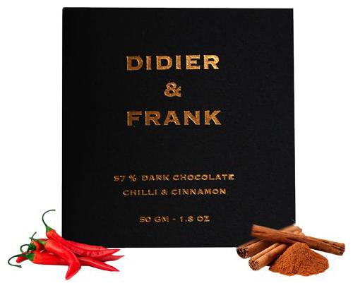

Didier Frank 57 Dark - Chocolate with Red Chilli Cinnamon Luxury Dark 50 g