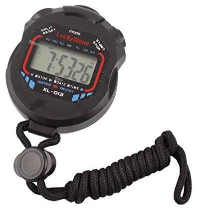 2 Colors Digital Professional Handheld LCD Chronograph Timer Sports Stopwatch