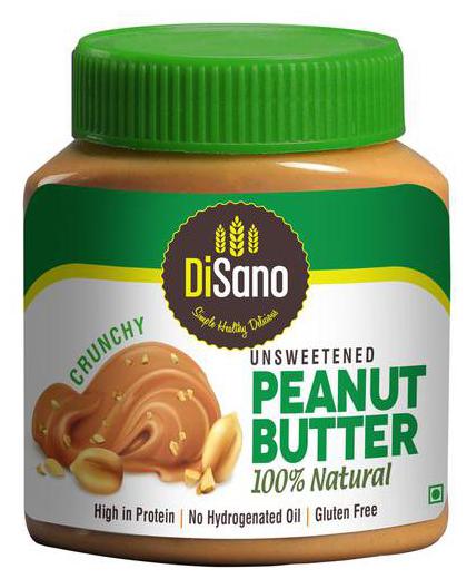 

Disano Unsweetened Peanut Butter - 100 Natural Crunchy 1 kg