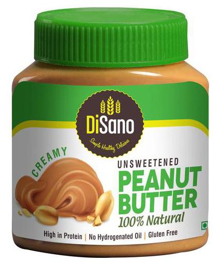 

Disano Unsweetened Peanut Butter -100 Natural Creamy 1 kg