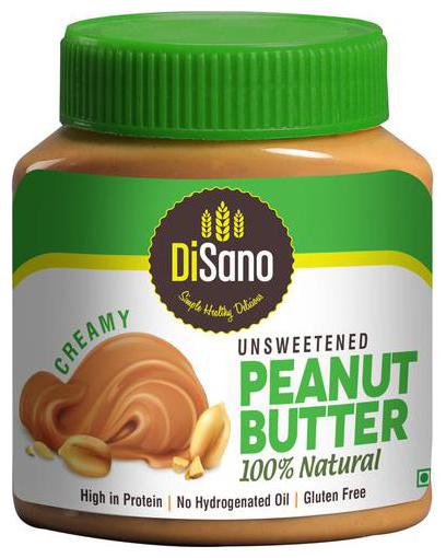 

Disano Unsweetened Peanut Butter -100 Natural Creamy 1 kg