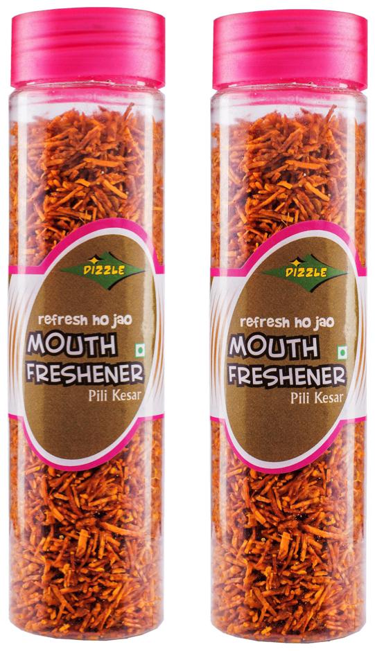 

Dizzle Mouth Freshners Pili Kesar 125g Pack of 2