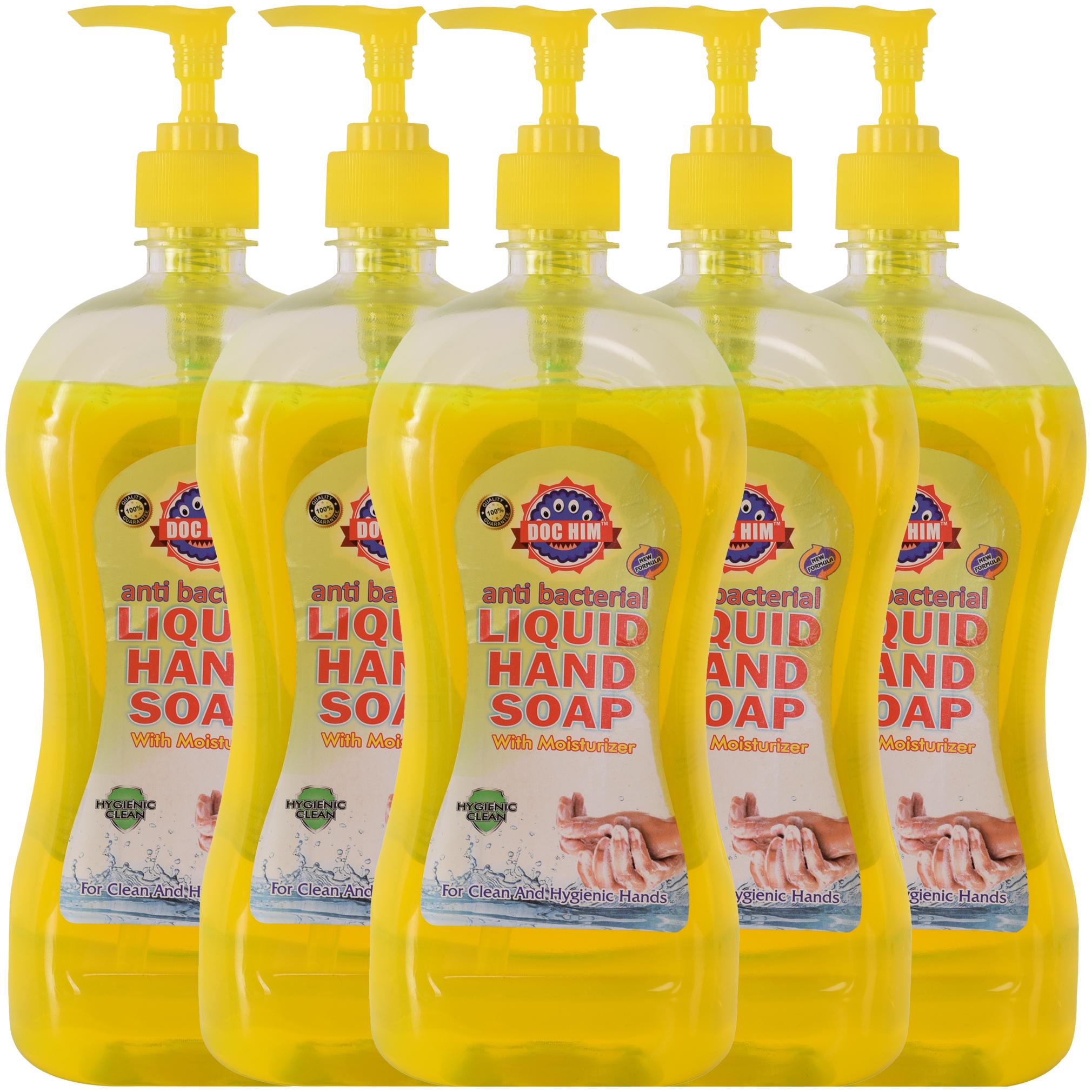 

DOC HIM Anti-Bacterial Liquid Hand Soap combo 1 L (Pack of 5)