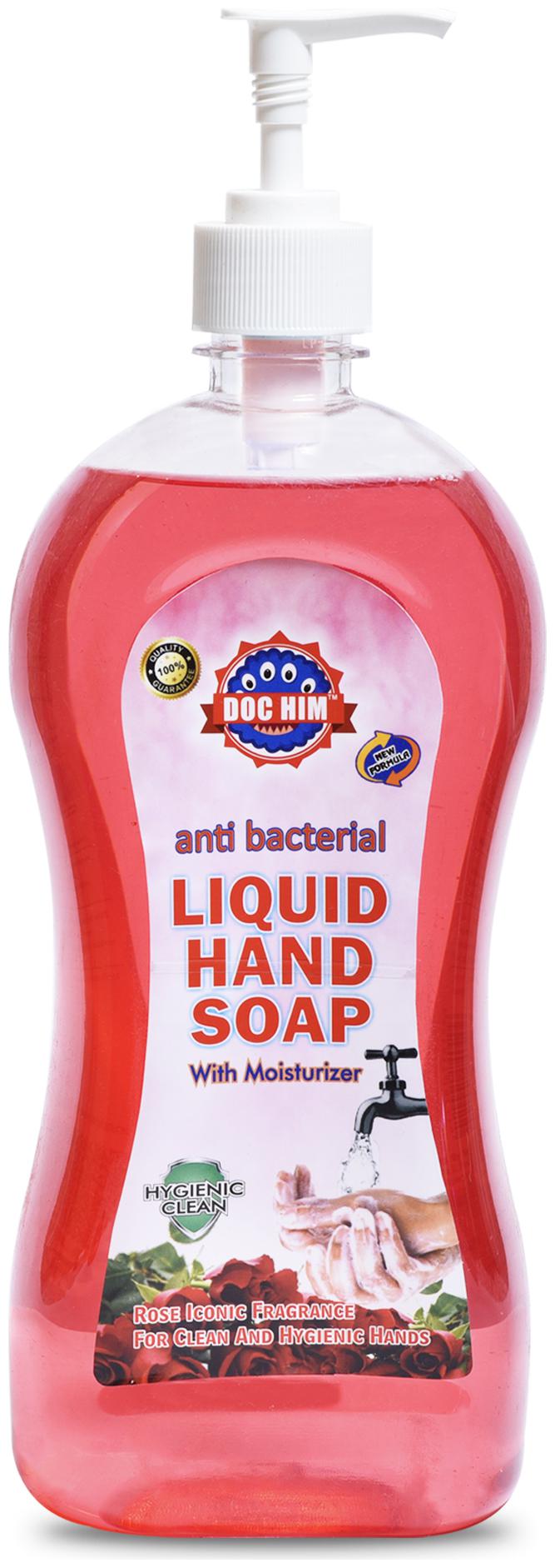 

Doc Him Anti Bacterial Liquid Hand Soap With Moisturizer Rose Iconic Fragrance 1 L