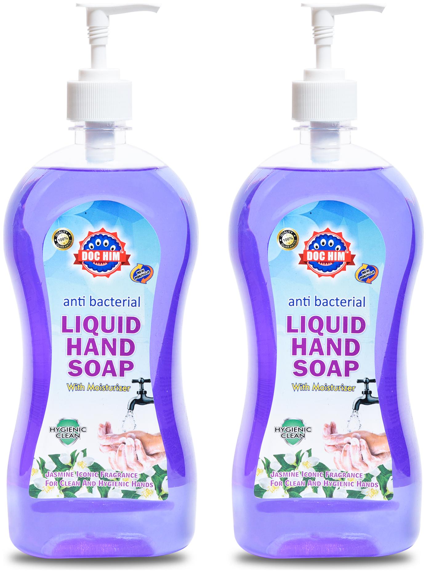 

Doc Him Anti Bacterial Liquid Hand Soap With Moisturizer Jasmine Iconic Fragrance Combo 1 L X 2