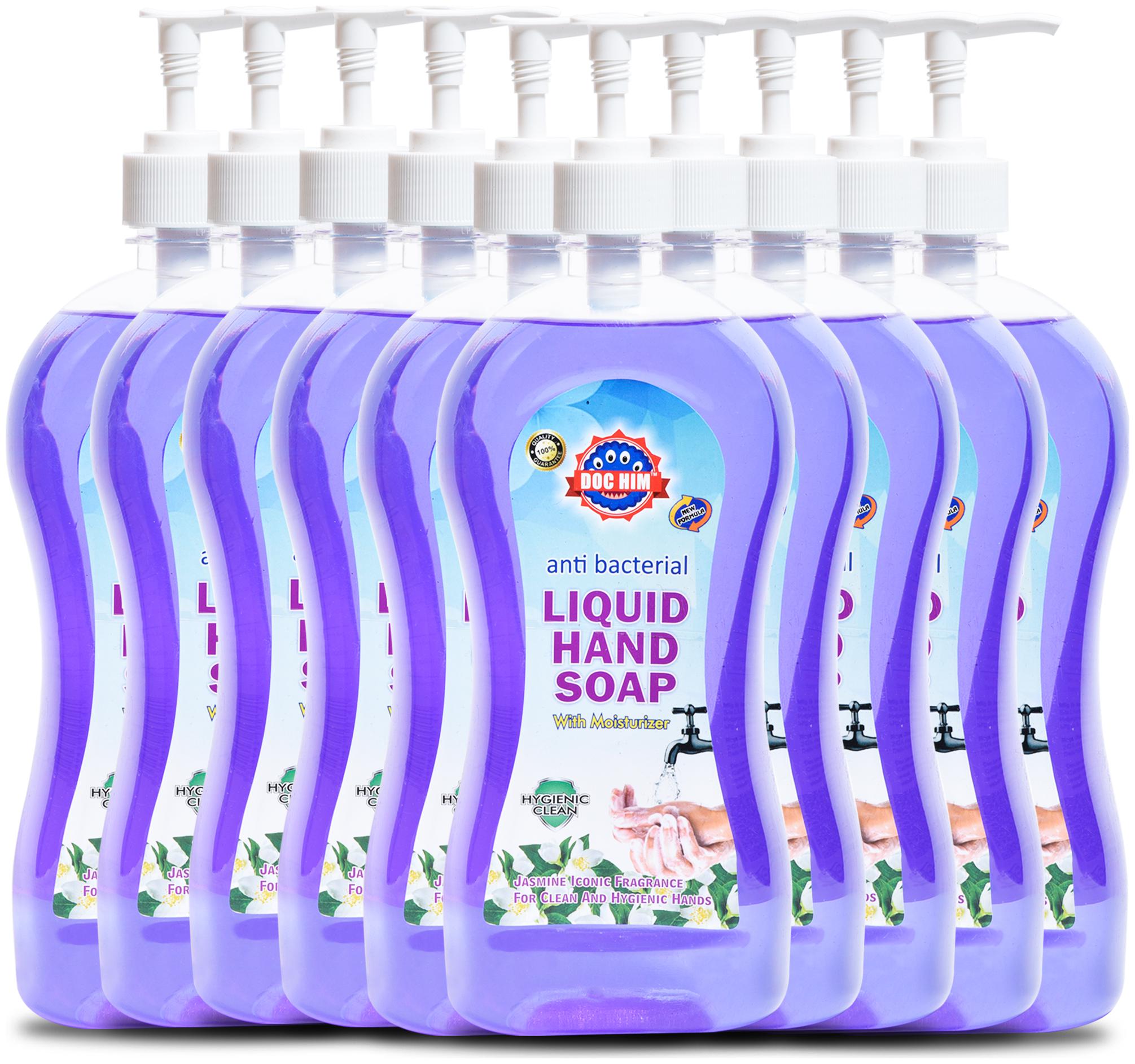 

Doc Him Anti Bacterial Liquid Hand Soap With Moisturizer Jasmine Iconic Fragrance Combo 1 L X 10