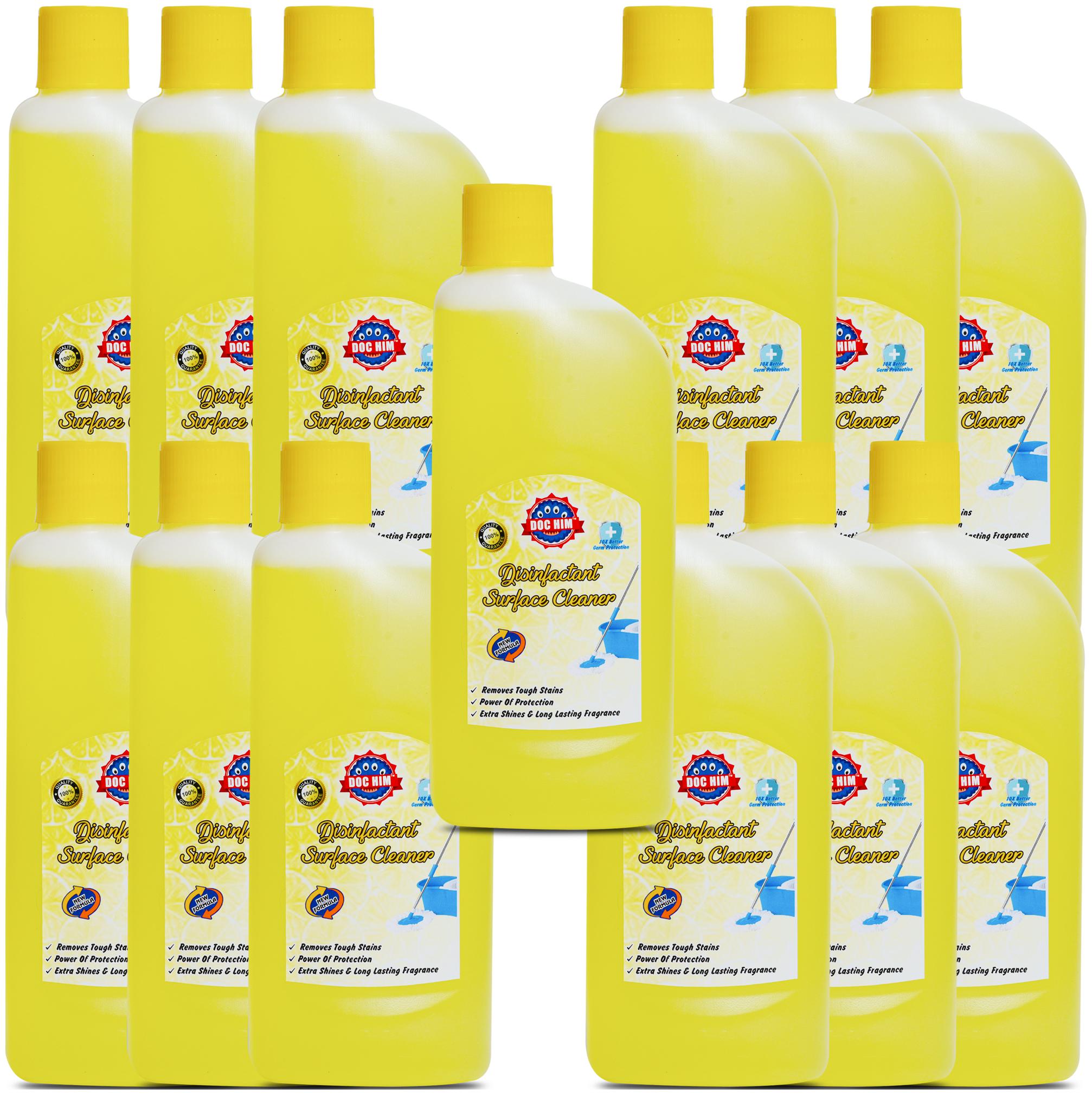 

Doc Him Lemon Disinfectant Surface Cleaner 500 ml ( Pack of 13 )