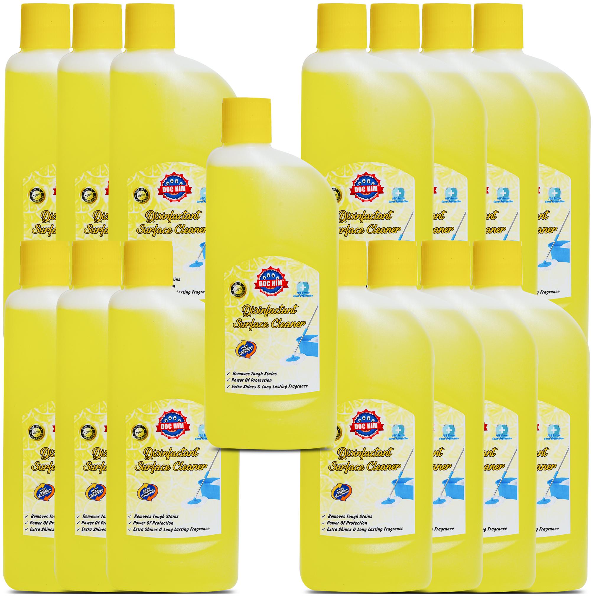 

Doc Him Lemon Disinfectant Surface Cleaner 500 ml ( Pack of 15 )