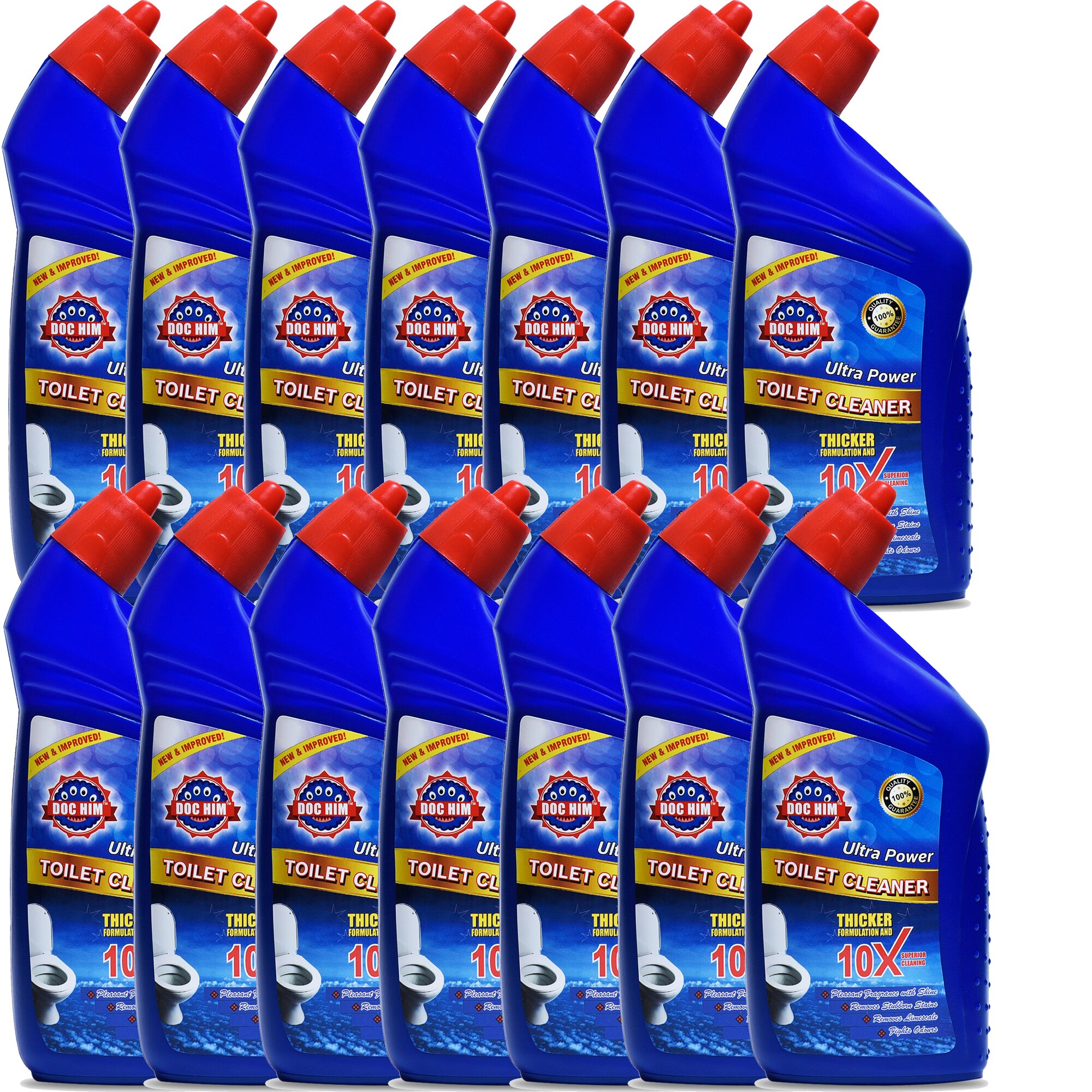 

Doc Him Toilet Cleaner Combo 14 Pcs X 500 ml Pack of 14