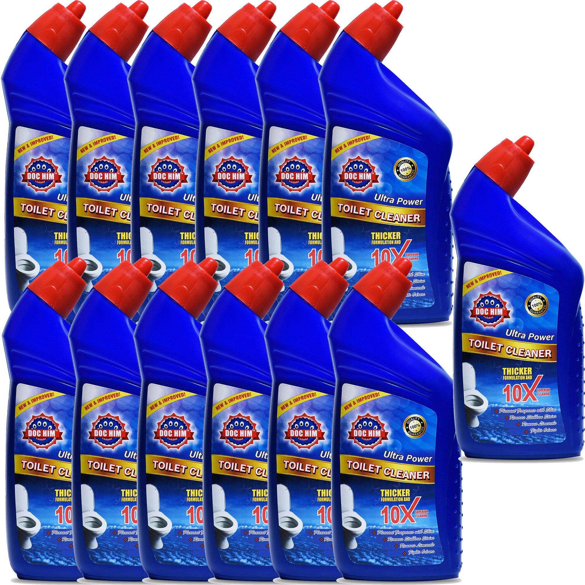 

Doc Him Toilet Cleaner Combo 13 Pcs X 500 ml Pack of 13