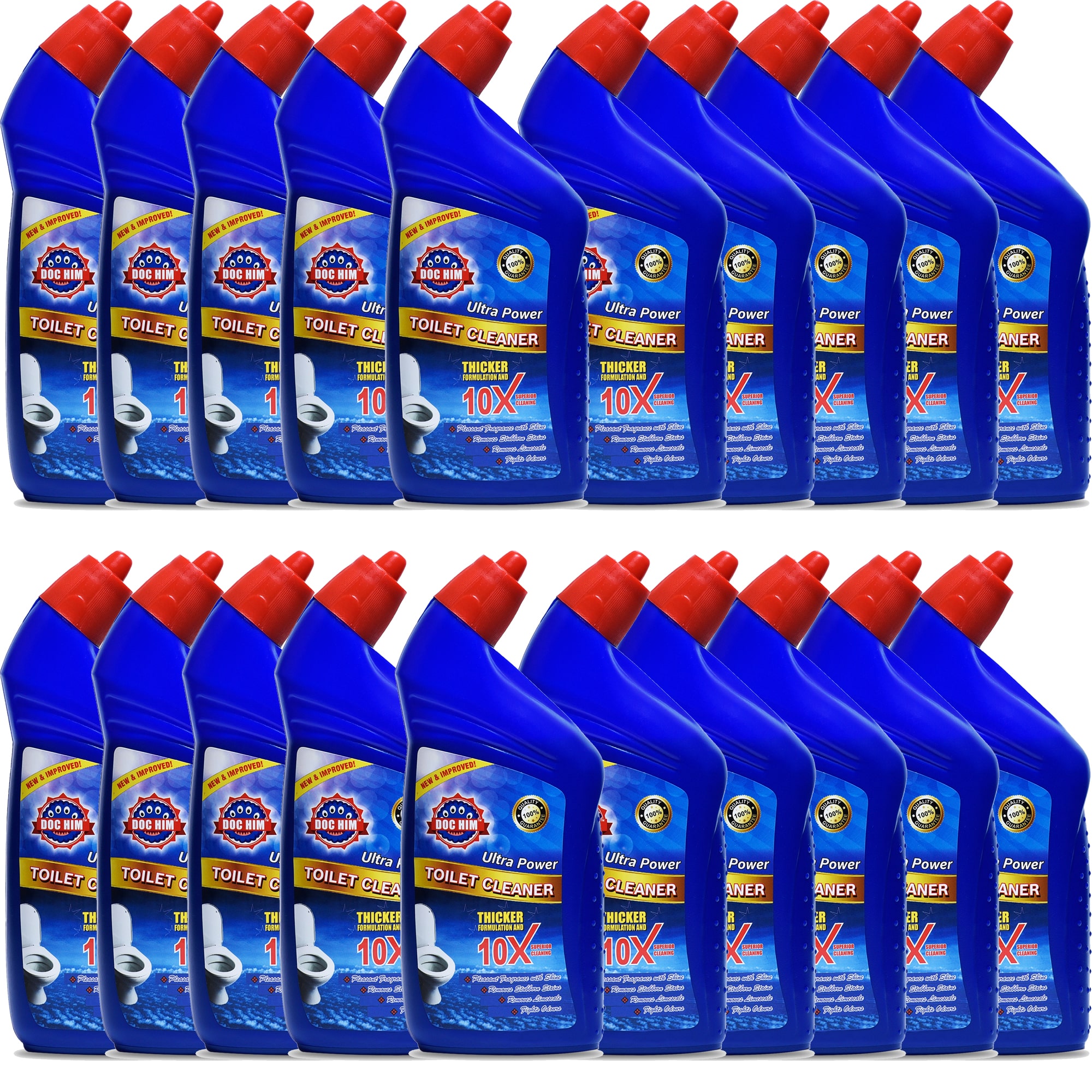 

Doc Him Toilet Cleaner Combo 20 Pcs X 500 ml Pack of 20