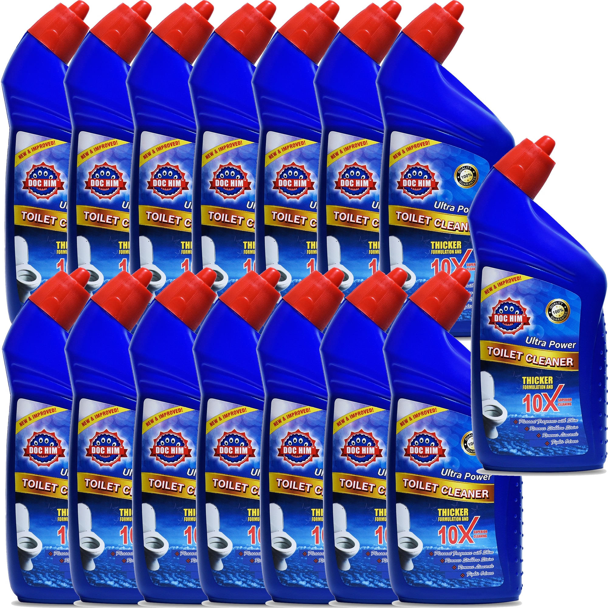 

Doc Him Toilet Cleaner Combo 15 Pcs X 500 ml Pack of 15