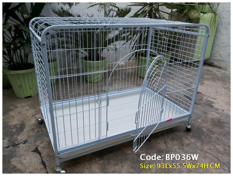 

Dog Cage For Pug Dachshund Small Breed Pups imported with wheel Tray