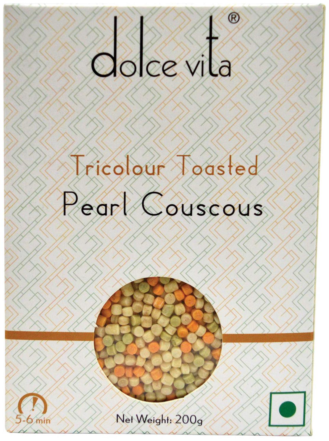 

Dolce Vita Pearl Couscous (Tri-Color Toasted) (200g)
