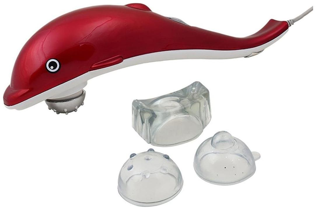 

Dolphin Shaped Infrared Massager Body Massager (Red White)