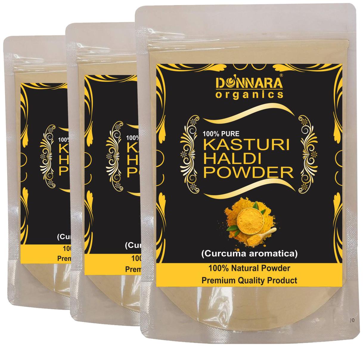 

Donnara Organics Kasturi Haldi Powder (100g) (Pack of 3)