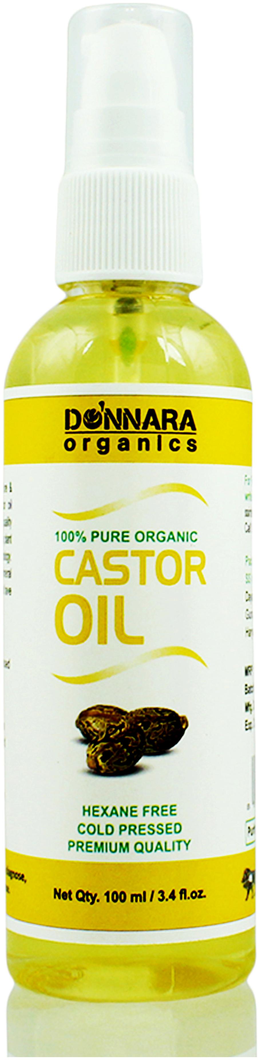 

Donnara Organics Premium Castor oil- 100 Pure Natural(100 ml Each)