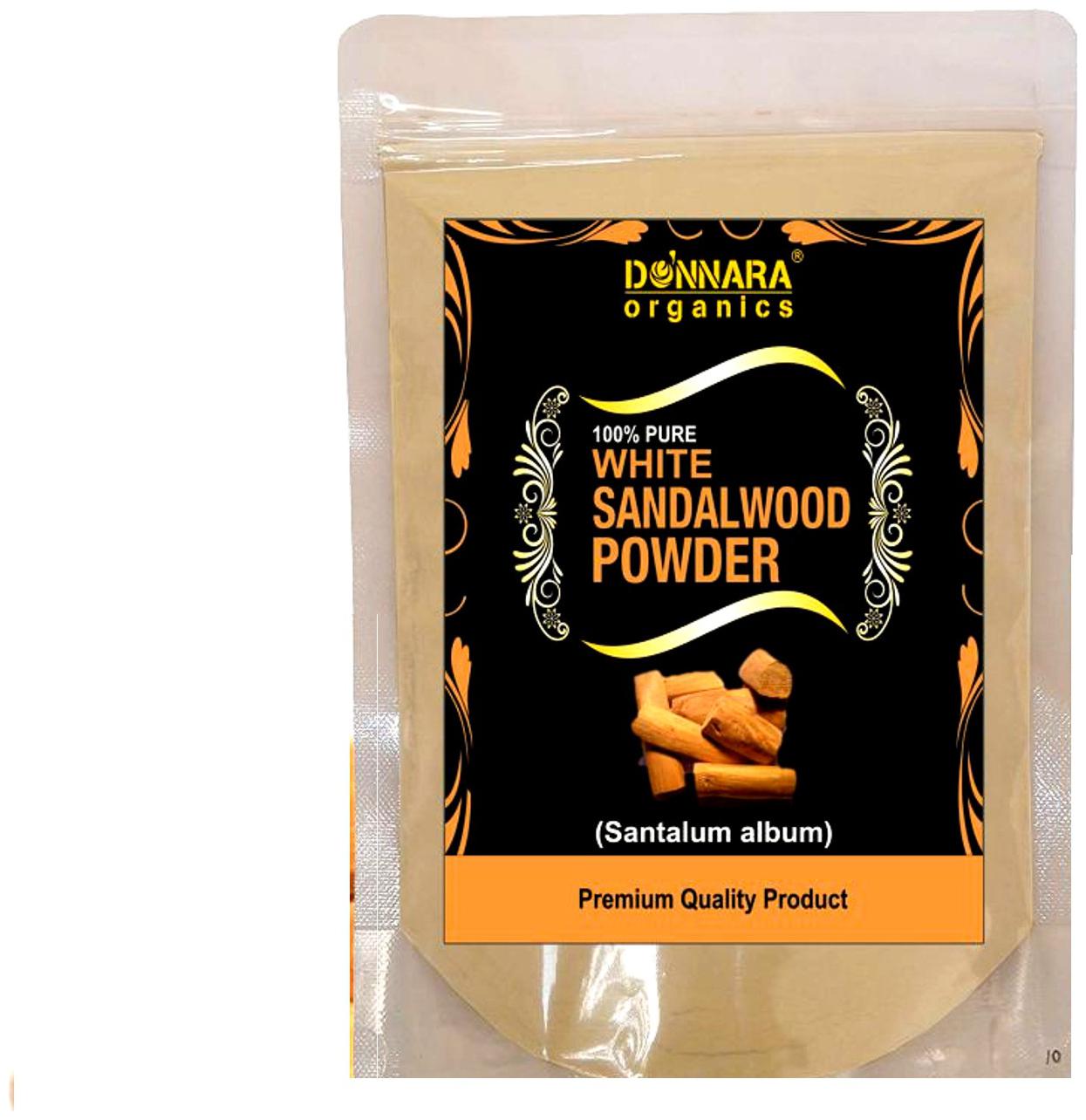 

Donnara Organics 100 Natural White Sandalwood Powder Face Pack 150g(Pack of 3)