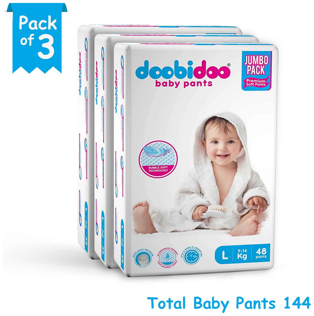 

Doobidoo Baby Pants Large Size 48 Pants (Set of 3)