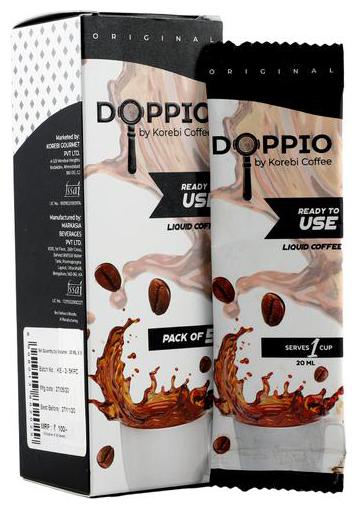 

Doppio Liquid Coffee Concentrate - Single Serve 20 ml