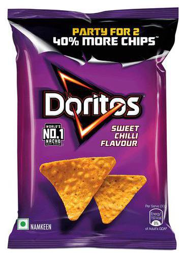 

Doritos Tortilla Chips - Sweet Chili Flavour 75 g