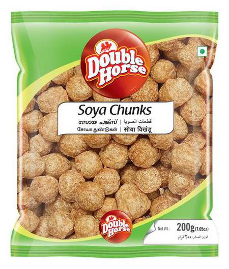 

Double horse Soya - Chunks 200 g
