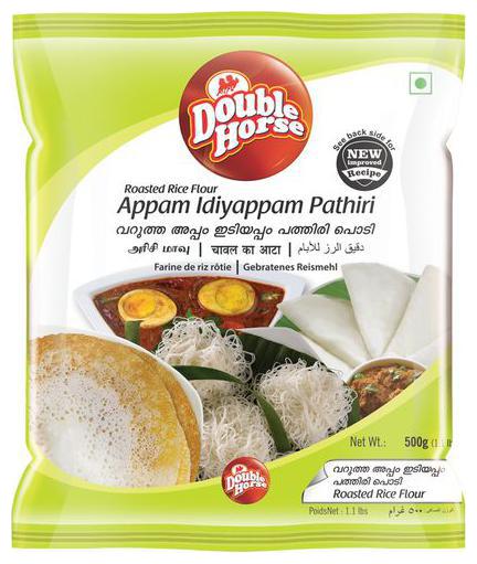 

Double horse Appam - Idiyappam Pathiri 500 g