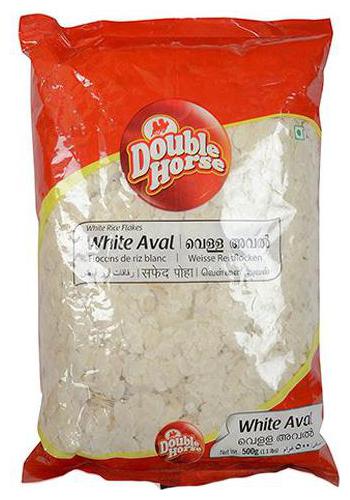 

Double Horse Aval - White Poha 500 g