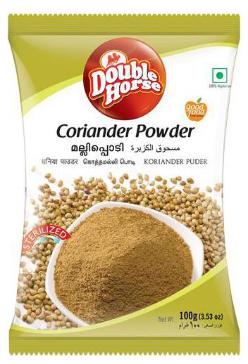 

Double horse Powder - Coriander 100 g