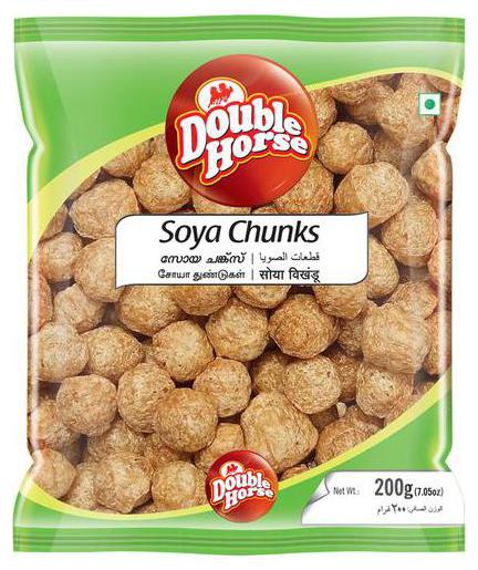 

Double horse Soya - Chunks 200 g