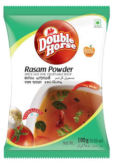 

Double horse Powder - Rasam 100 g