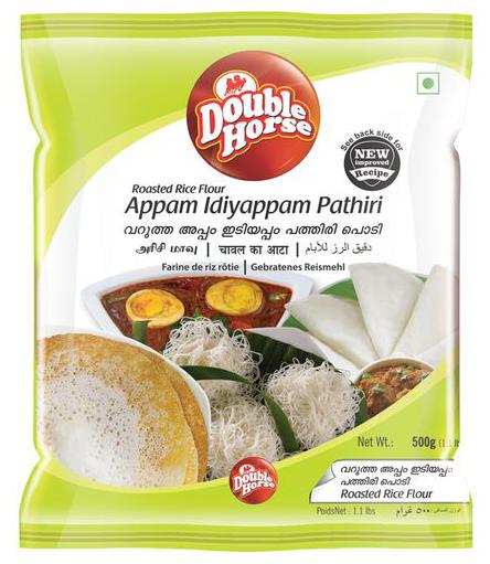 

Double horse Appam - Idiyappam Pathiri 500 g