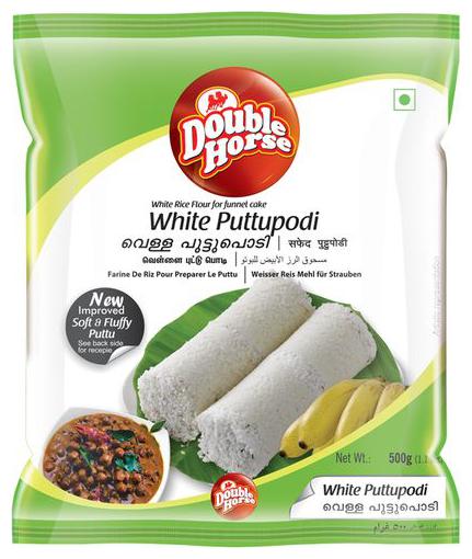

Double horse Puttupodi - White 500 g
