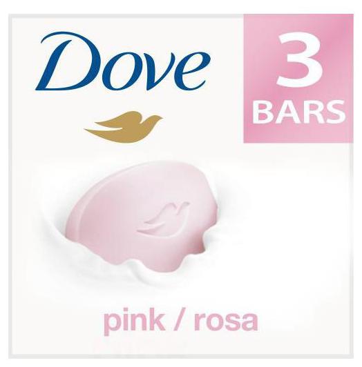 

Dove Bathing Bar Soap Pink Rosa Beauty 100 g (Pack of 3)