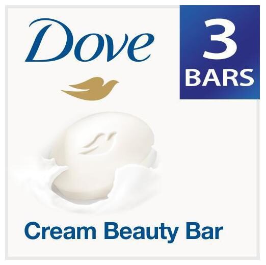 

Dove Bathing Bar Soap - Cream Beauty 100 g Pack Of 3